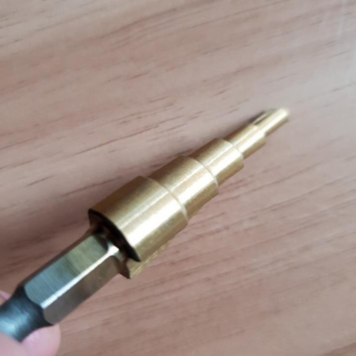 Mũi khoan tháp 4-12mm chuôi lục giác