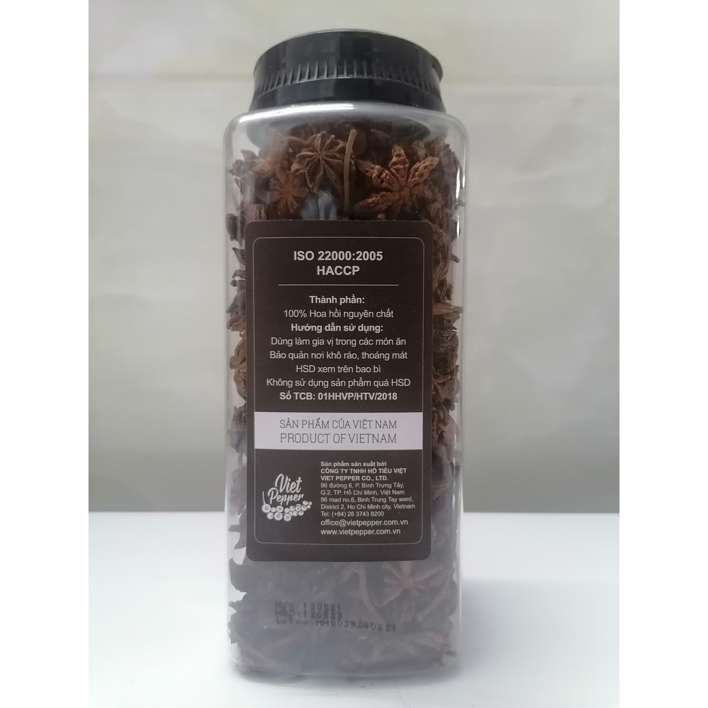 [200g] Hoa hồi nguyên chất (Hương liệu thực phẩm) [VN] VIPEP Star Anise Food Flavour (vpp-hk)