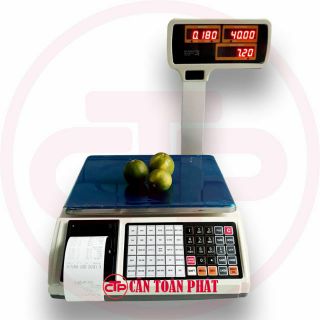 Cân Điện Tử Tính Tiền JPT 40Kg In Hóa Đơn Siêu Thị - Báo Cáo Tổng Bán Trong Ngày