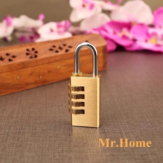 Khoá số mini chất liệu đồng thau