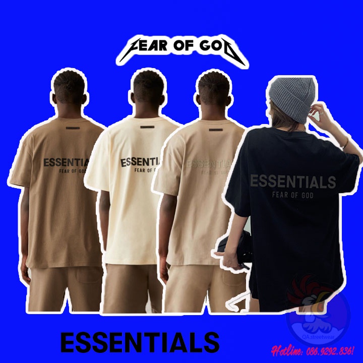 Áo thun FOG Fear Of God Essentials cao cấp full tag túi