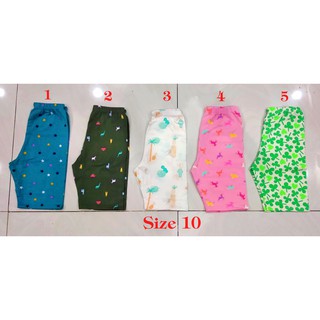 Quần legging lửng size đại cho bé gái