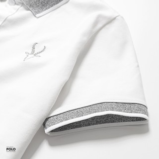 Áo thun phối viền cổ basic Polo Goat Mandinni
