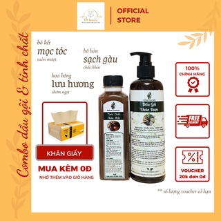 Combo 1 DẦU GỘI 250ml & 1 TINH CHẤT_cho tóc khỏe đẹp từ gốc tới ngọn