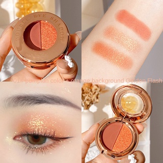 【ALIENBENSON Bảng Phấn Mắt Hai Tông Màu Đất Màu Lì Không Thấm Nước Và Mồ Hôi Lâu Trôi 2 Màu Tùy Chọn