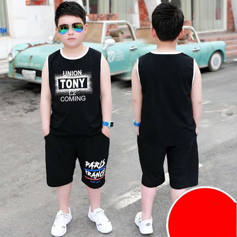 Bộ quần áo dành cho bé trai 20-50kg mùa hè mẫu chữ "TONY". MA42.