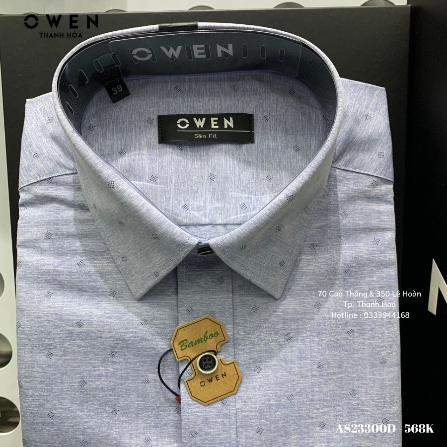 OWEN - Áo sơ mi dài tay Owen - Hàng mới về - AS23300D