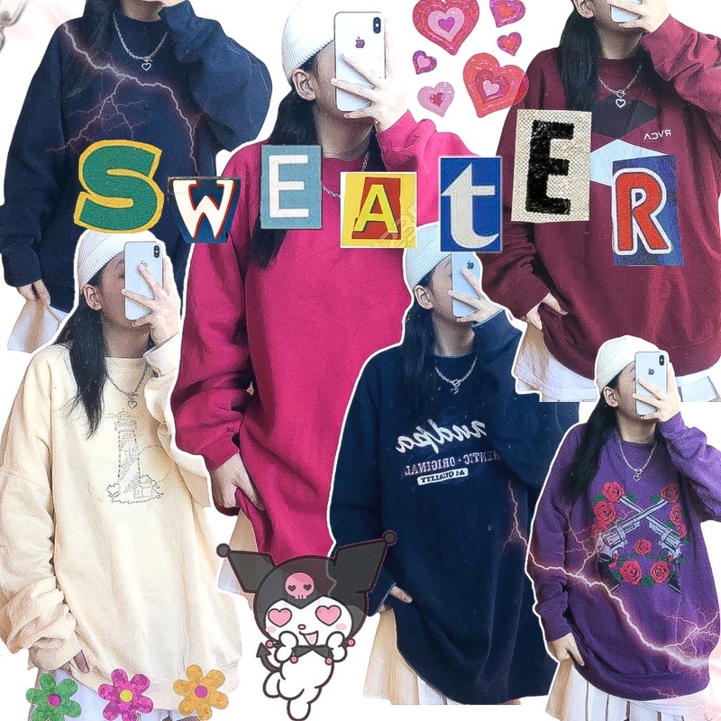 Áo Sweater Mỹ 2Hand TỰ CHỤP - ĐƯỢC LỰA MẪU - Hàng có sẵn