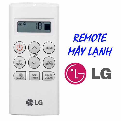 Remote máy lạnh LG vuông ngắn mới - tặng pin sịn -Bh đổi mới