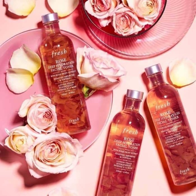 Nước Hoa Hồng Fresh Rose Deep Hydration Facial Toner