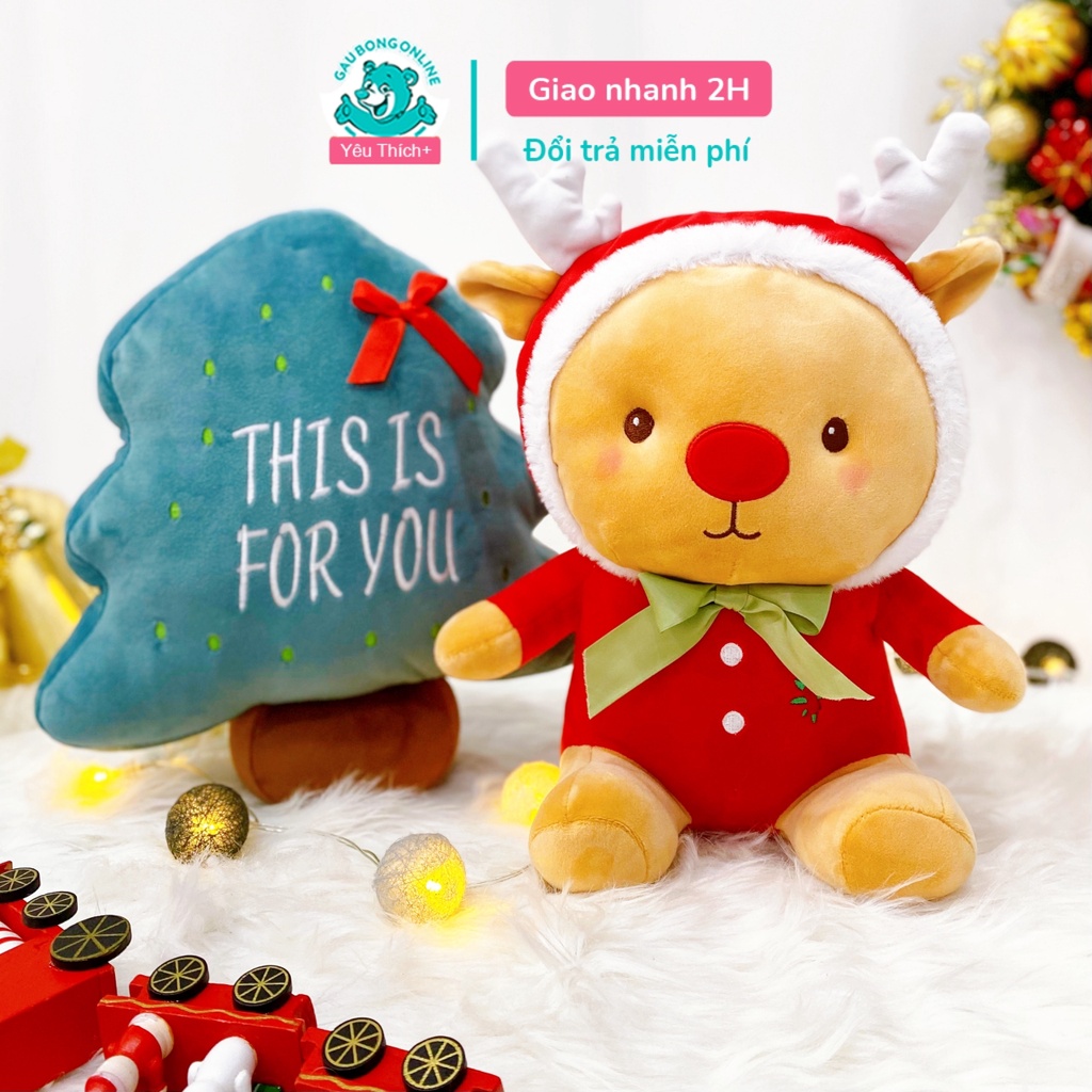 Gấu Bông Tuần Lộc Baby Giáng Sinh Noel Cao Cấp Gấu Bông Online