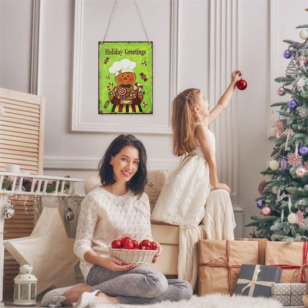 Biển Hiệu Treo Cửa Trang Trí Giáng Sinh Năm Mới 2022