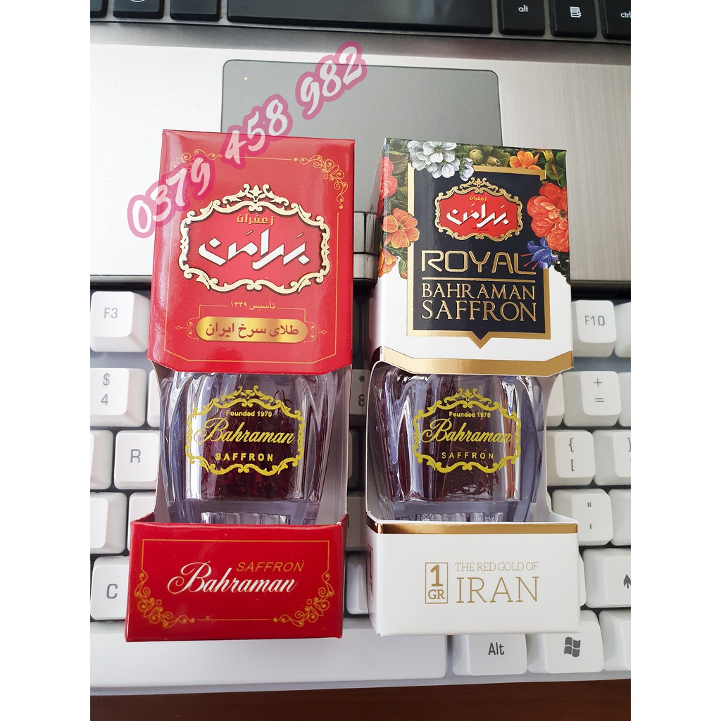 1.0 Gr Saffron Bahraman Thiếc Trắng Super Negin |Nhụy hoa nghệ tây chính hãng Iran | BigBuy360 - bigbuy360.vn