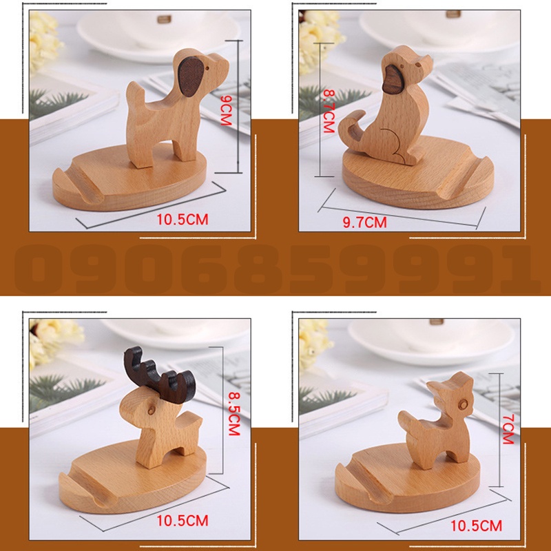 Giá đỡ điện thoại,giá kê máy tính bảng gỗ trang trí