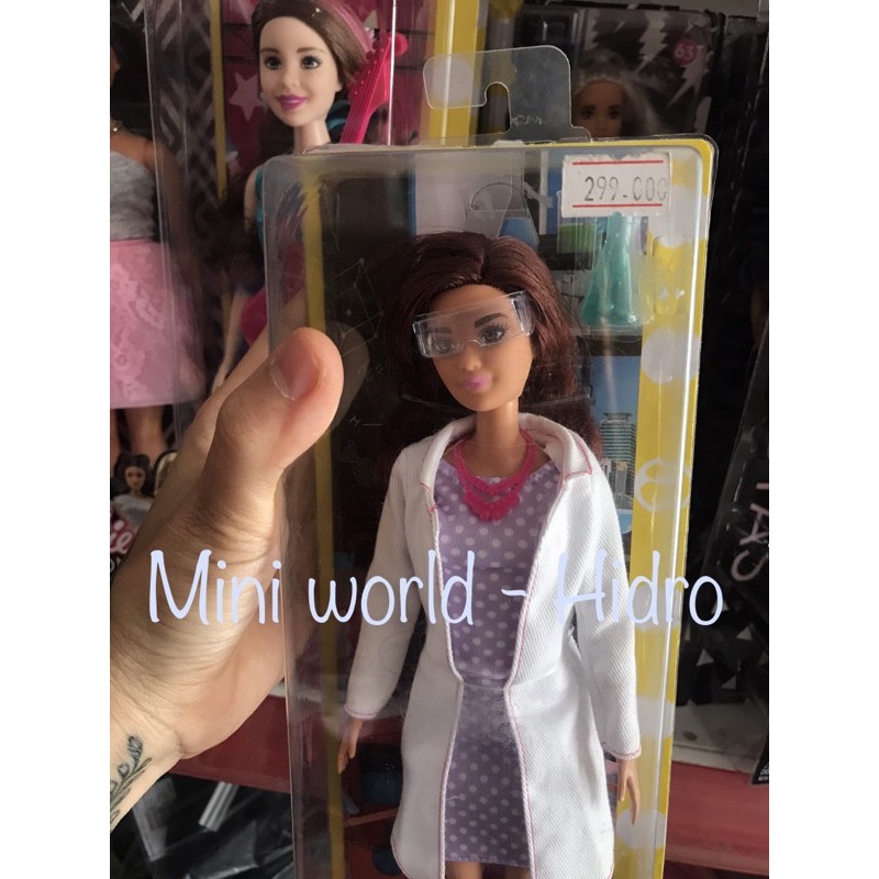 Búp bê Barbie nghề nghiệp nha nghiên cứu khoa học scientist chính hãng.