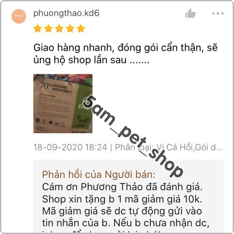 Hạt ANF cho chó lớn hơn 6 tháng tuổi 6Free Organic túi 1kg, Vị Vịt, Vị Thịt Cừu, Vị Cá Hồi