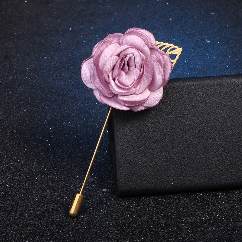 EFAN Ghim Cài Áo Hình Hoa Trà Bằng Vải Thời Trang Dành Cho Nữ