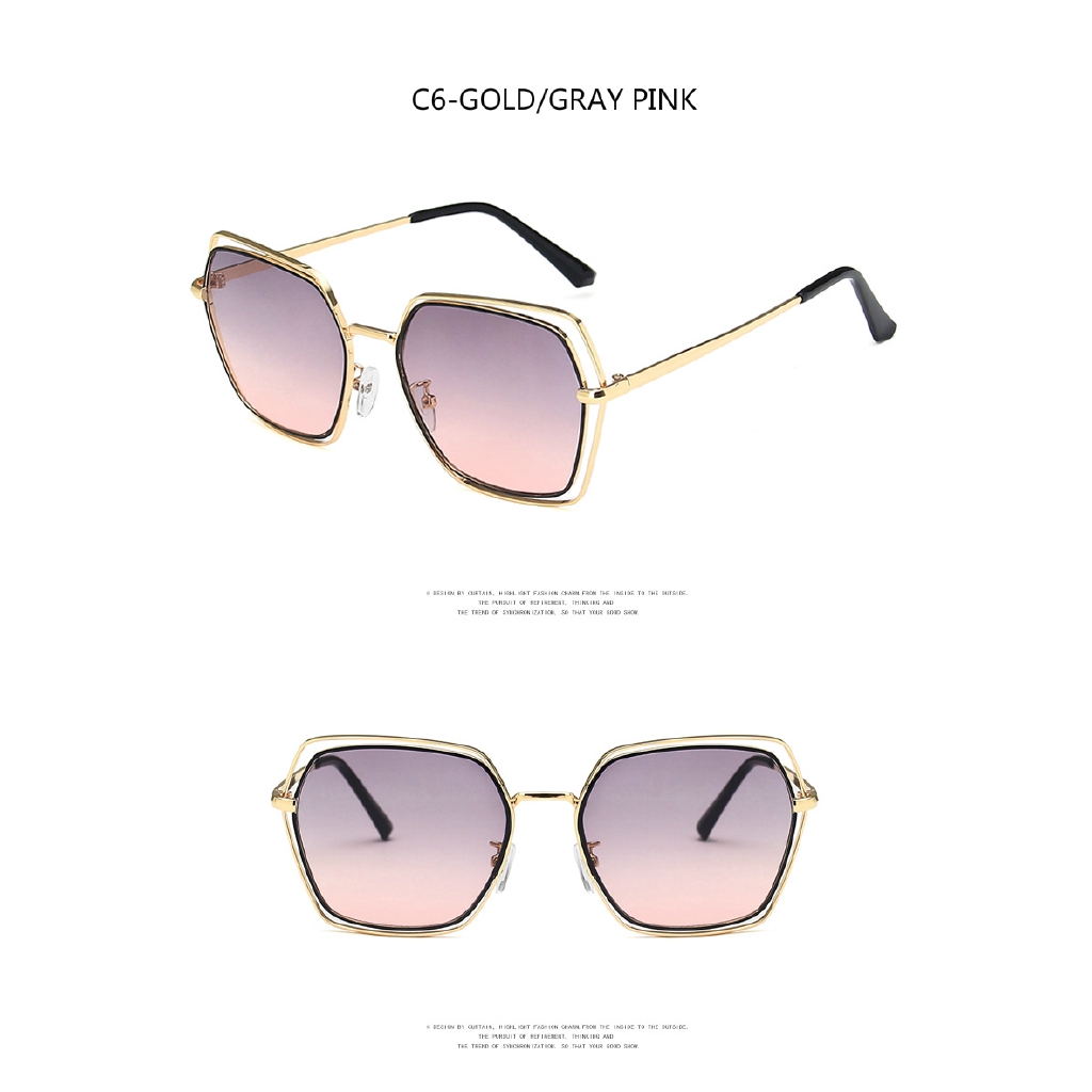 Kính mát thời trang mới kiểu dáng độc đáo dành cho nữ