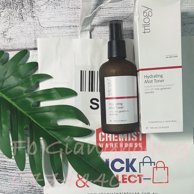 Toner cấp ẩm trilogy sale