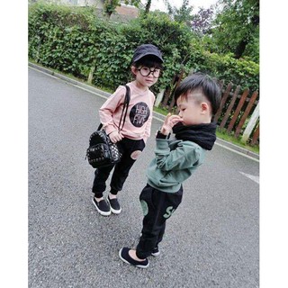 [RẺ VÔ ĐỊCH]Bộ cotton cho bé hình highfive