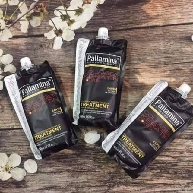 Hấp suôn mượt palamina collagen keratin complex 500ml