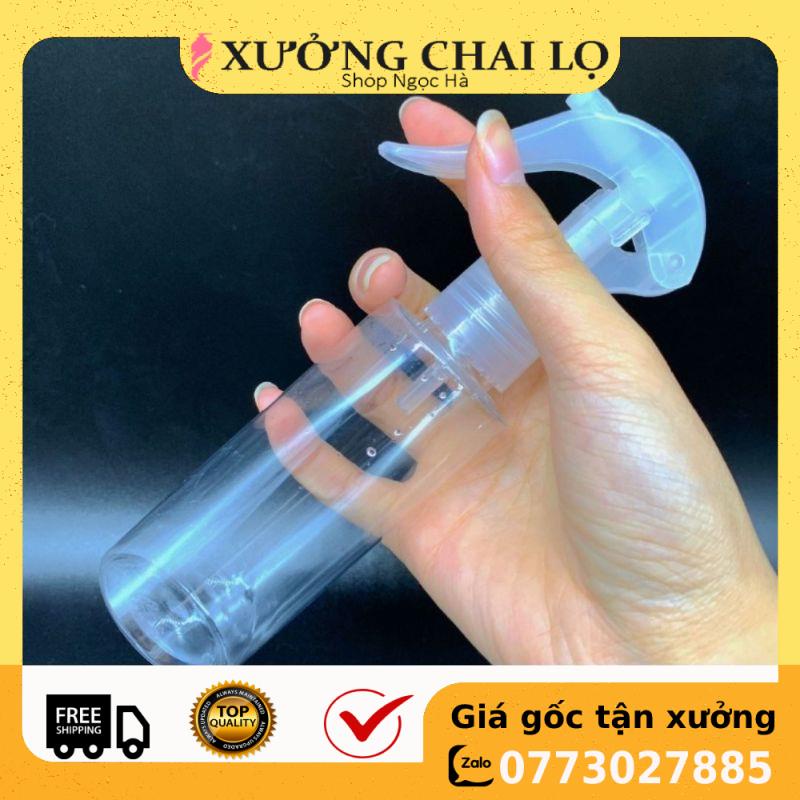 Chai Xịt Phun Sương ❤ GIÁ RẺ NHẤT ❤ Chai nhựa pet xịt Vòi chuột rỗng 100ml 150ml 200ml 250ml chiết mỹ phẩm .