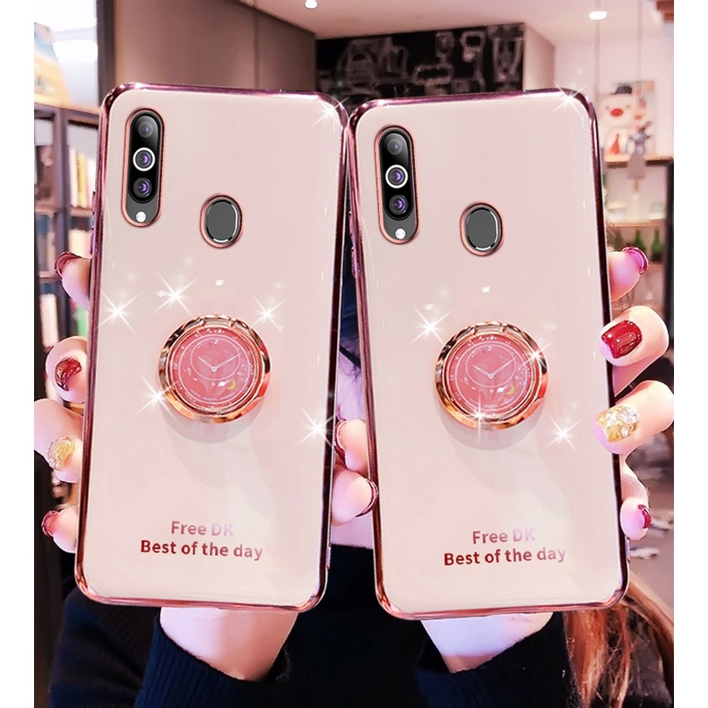 ỐP LƯNG SILICON SAMSUNG A20S KÈM IRING SANG TRỌNG