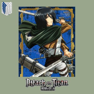 Poster Anime Attack On Titan Dán Tường Trang Trí