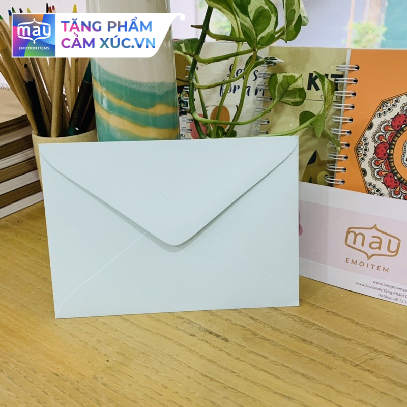 Phong bì giấy thơm 11.5x16cm (Set 10 chiếc) màu pastel