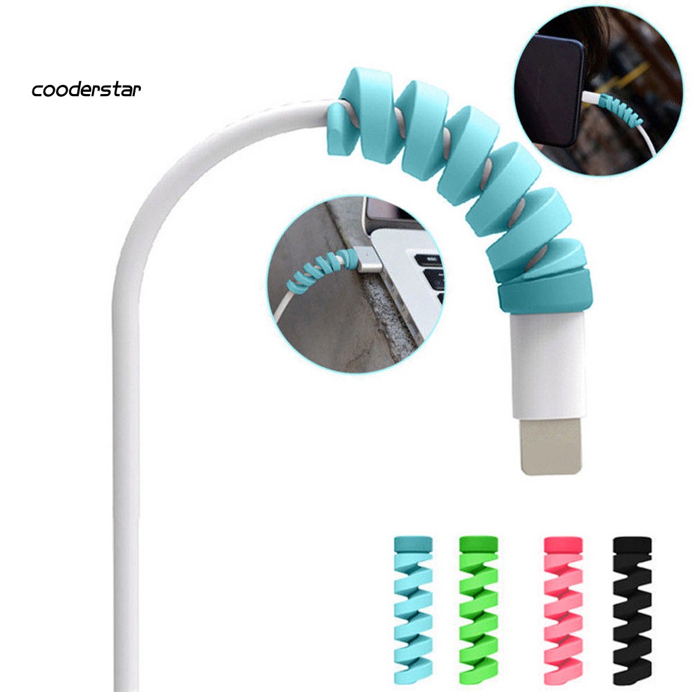 Set 4 đầu bọc bảo vệ dây cáp sạc/ tai nghe đa năng tiện lợi