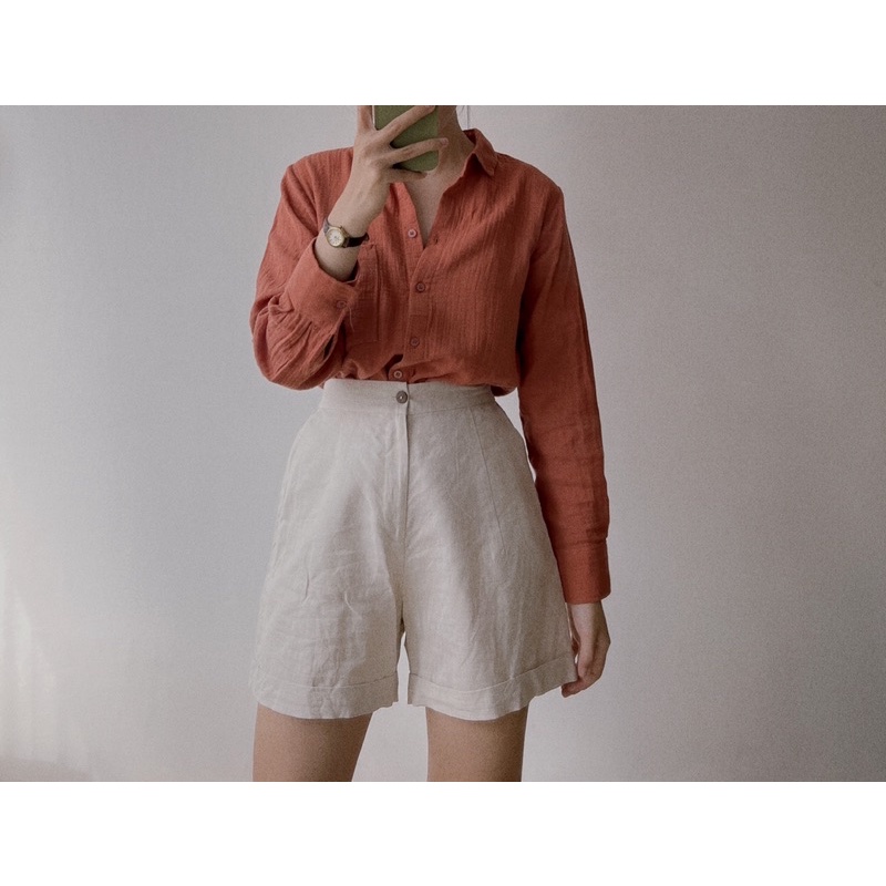 HERS - Sơmi tay dài muslin