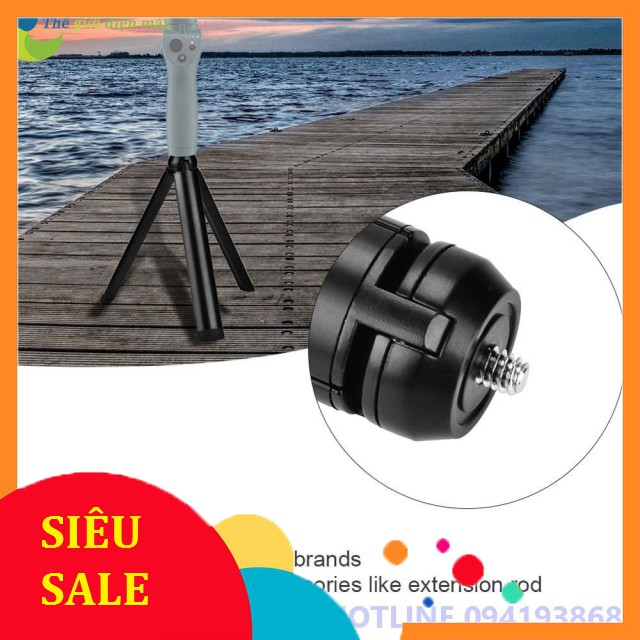 [SiêuRẻ] Bộ Tripod 3 chân cho Gimbal, Camera, kèm đầu kẹp gắn cho điện thoại - Shop Thế Giới Điện máy .