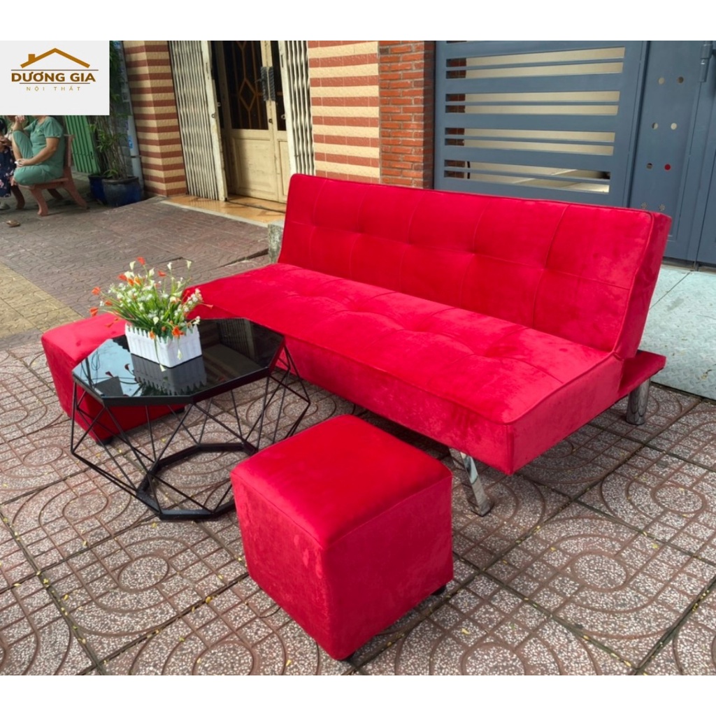 Sofa Bed Giá Rẻ - Sofa Giường đa năng chân kim loại