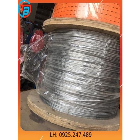 Dây cáp bọc phi 6,dài 15m ,tăng đơ 2 ,ốc xiết cáp 2 con ✏️✏️✏️