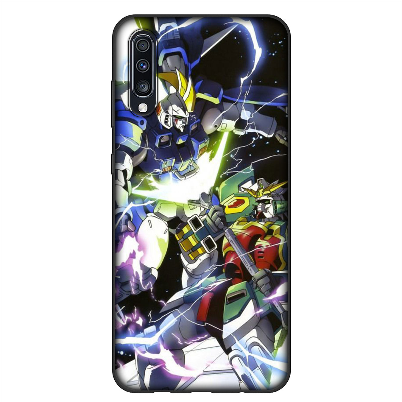Ốp điện thoại silicon mềm hình hoạt họa Gundam cho iPhone 12 Mini 11 Max Pro SE 2020 XR