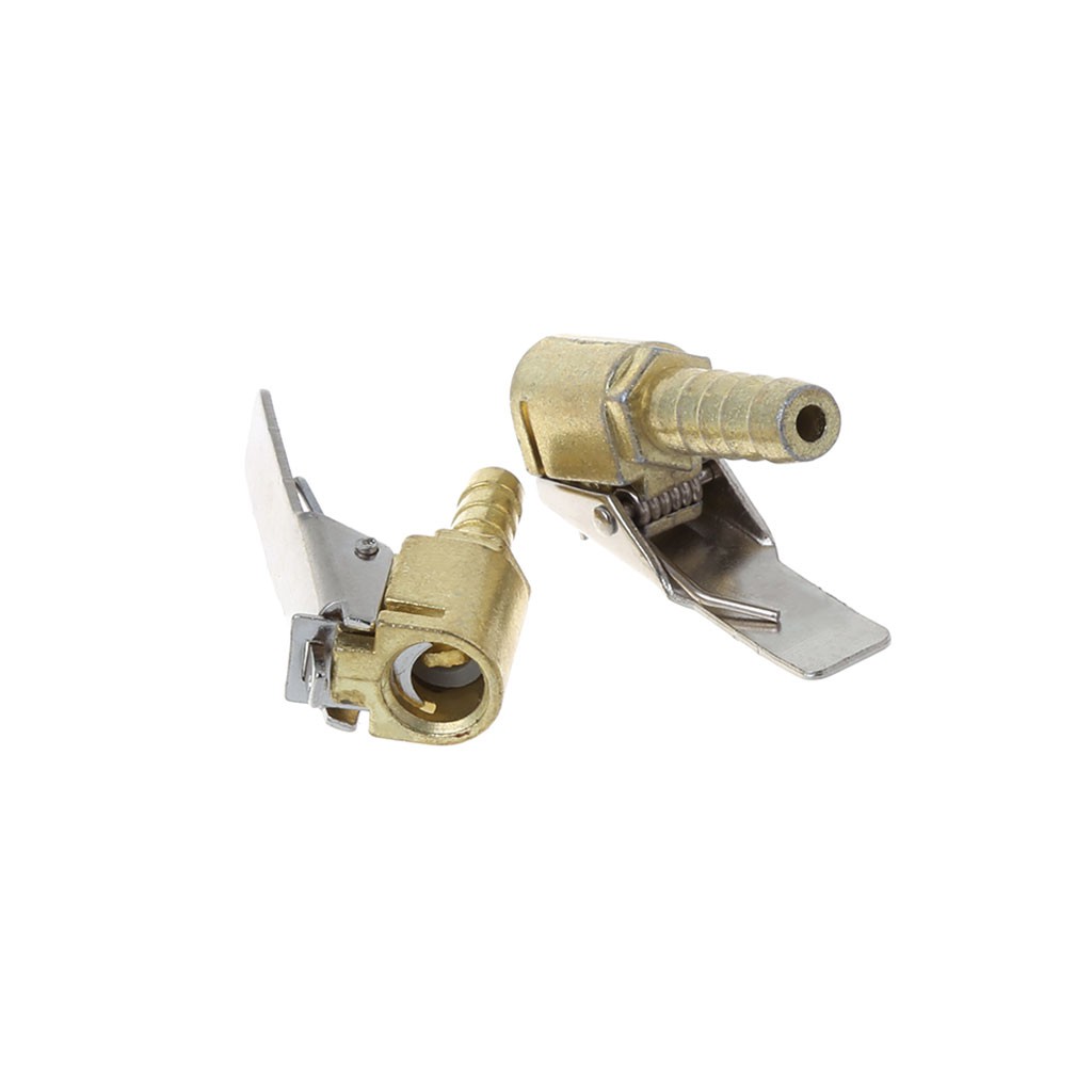 Đầu nối vòi bơm lốp xe đạp 6mm/8mm chất liệu đồng