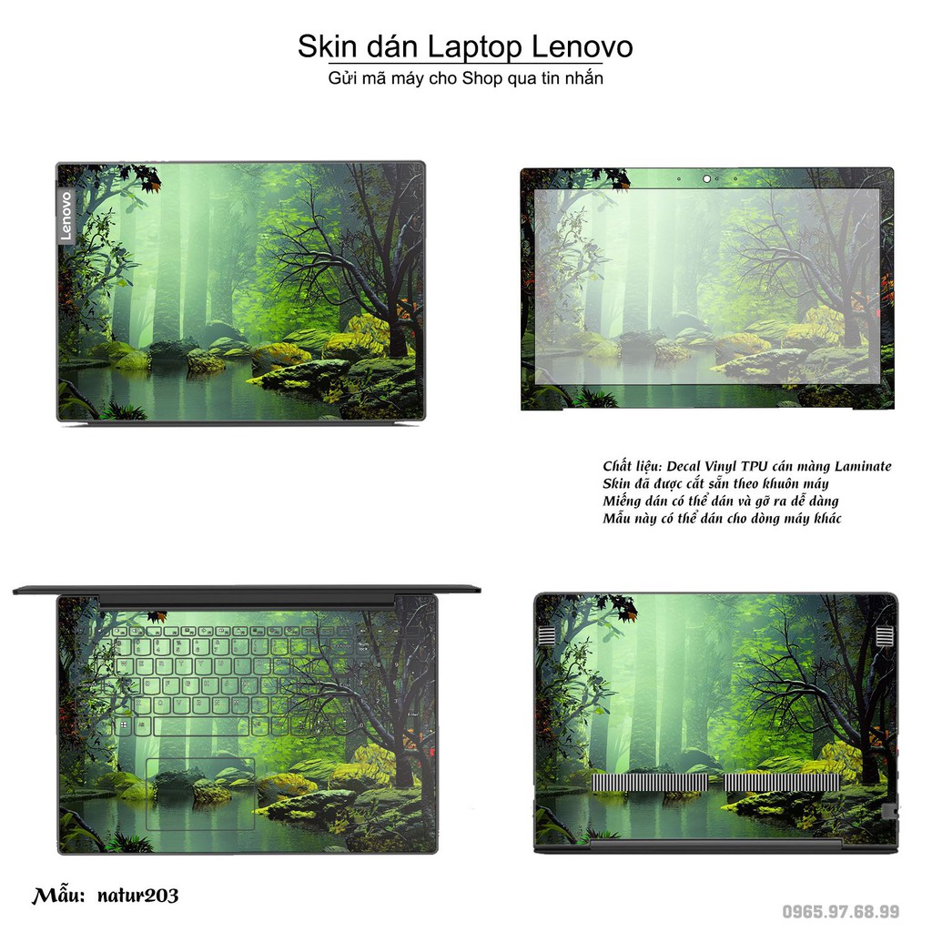 Skin dán Laptop Lenovo in hình thiên nhiên _nhiều mẫu 7 (inbox mã máy cho Shop)