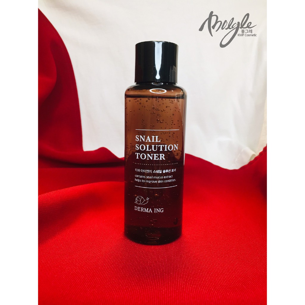 Toner Ốc Sên Hàn Quốc DERMA ING 스네일 솔루션 토너