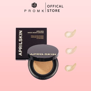 [DATE 08/11/2024] Phấn Nước April Skin Magic Snow Cushion SPF 50+ Mỏng Mịn, Che Phủ Và Chống Nắng Tốt