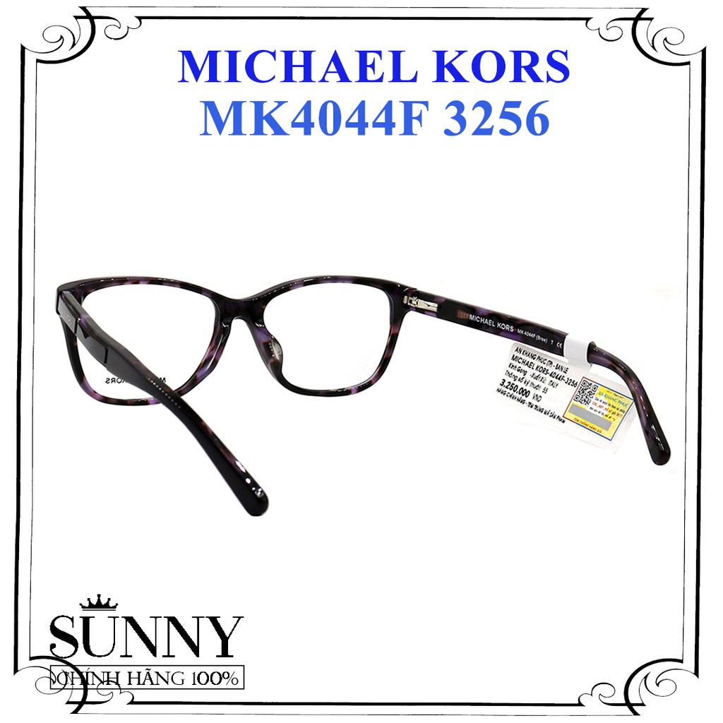 MK4044F 3256 - gọng kính thời trang Michael Kors chính hãng, thiết kế dễ đeo bảo vệ mắt