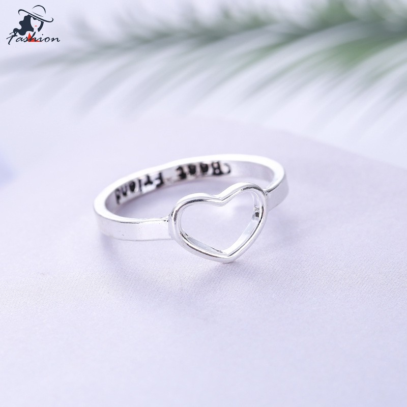 FF Openwork Love Ring Best Friend Couple Right Ring | BigBuy360 - bigbuy360.vn