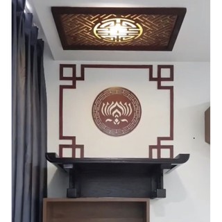 bàn thờ treo tường ngang 61