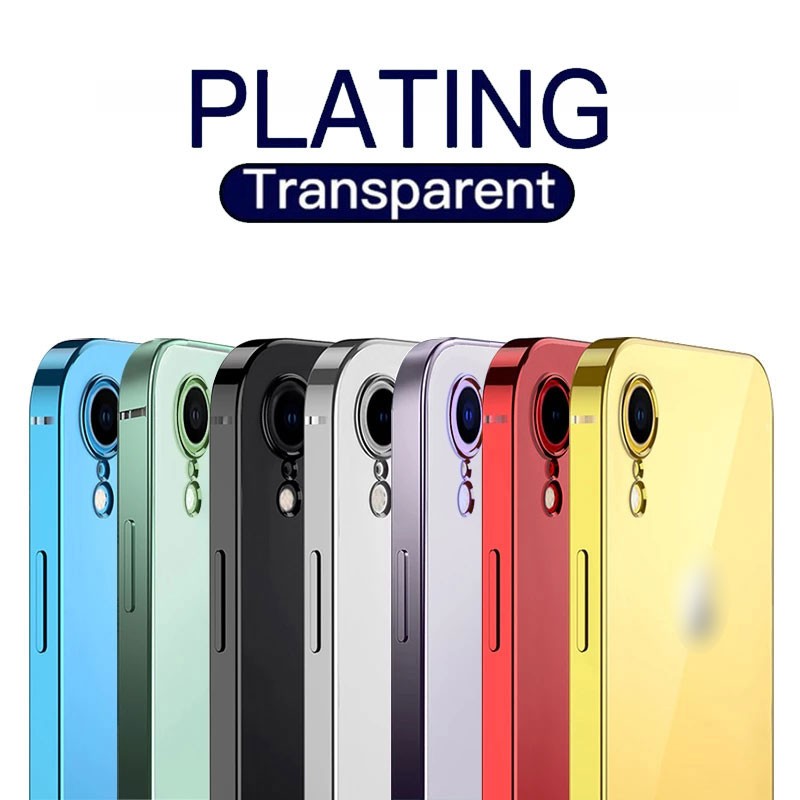 Ốp điện thoại silicon mica trong suốt cho iPhone 7 8 6 6s Plus X Xs Max Xr SE2 SE 2020