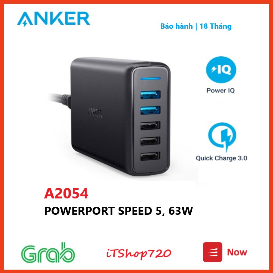 Củ sạc Anker A2054 PowerPort Speed 5