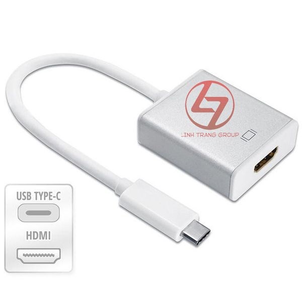 Cáp chuyển USB type-C ra VGA/HDMI vỏ nhôm cao cấp hỗ trợ 4K PK31 PK30