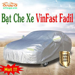 Bạt Che Phủ Xe VinFast Fadil Cao Cấp (bạt 3 lớp Tráng Nhôm, chống xước)