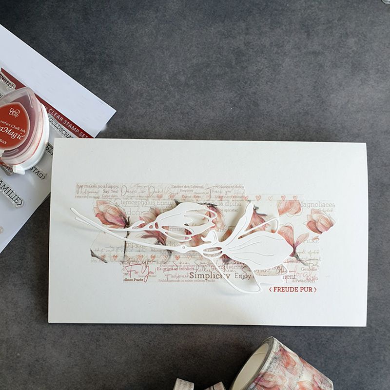 Khuôn Cắt Giấy Kim Loại Hình Hoa Xinh Xắn