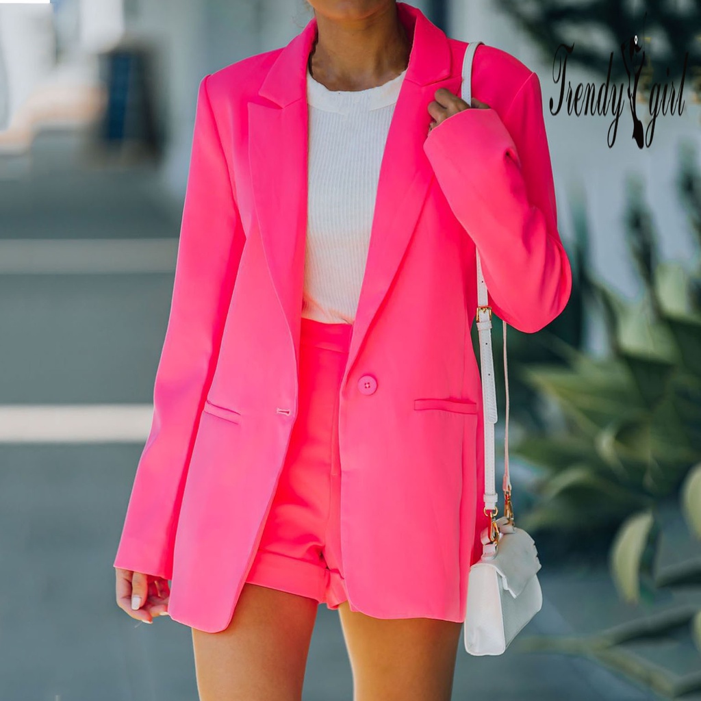 Áo KhoáC Blazer DàI Tay ThờI Trang Cho Nữ