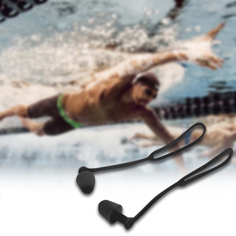 Nút Bịt Tai/Mắt Kính Bằng Silicone Chống Thấm Nước Tiện Dụng Khi Đi Bơi