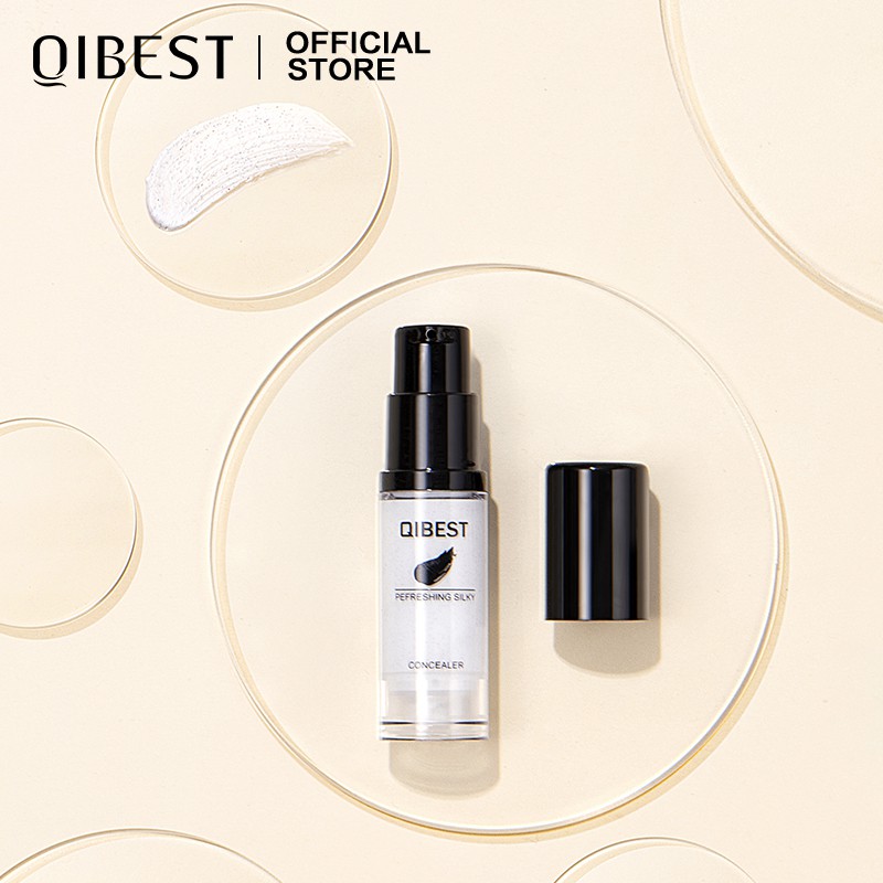 QIBEST Liquid Foundation Color Changing And Full Coverage Natural Makeup 25g